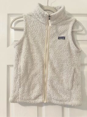 Patagonia Cream Sherpa Fleece Vest